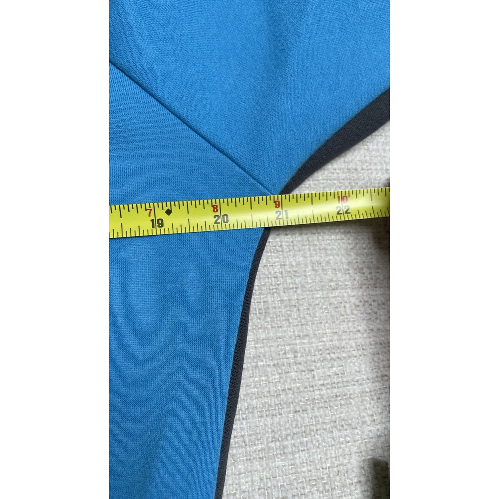 Adidas Japan Three Stripes Colorblock Pullover Sweatshirt Blue Women's Medium - Picture 12 of 13